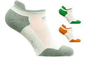 Koslan socks No-show cushioned sole (Set of 2 pairs) - 65% organic cotton